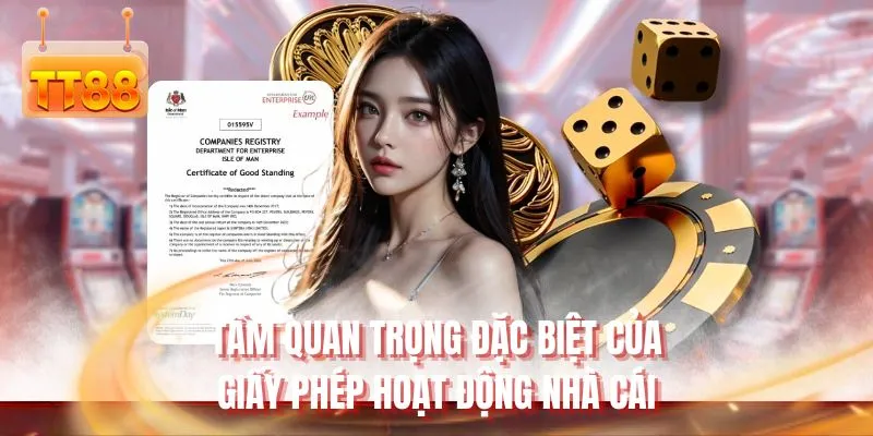 Tầm quan trọng đặc biệt của giấy phép hoạt động nhà cái
