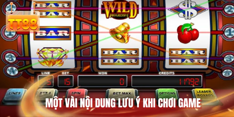 Một vài nội dung lưu ý khi chơi game